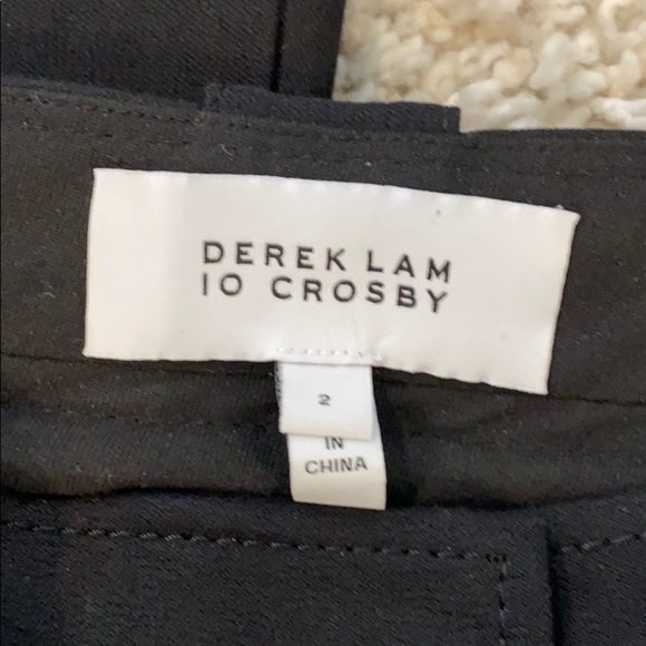 Black pants with gold buttons. Size 2. - Picture 2 of 4